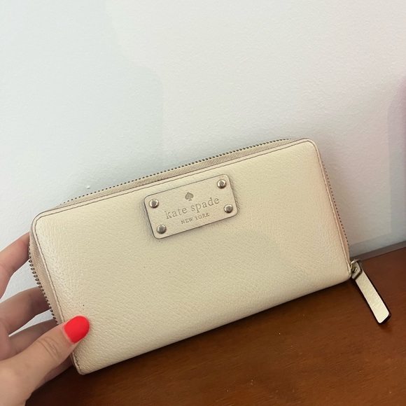 Kate spade large continental wallet pebbled leather - Picture 4 of 5